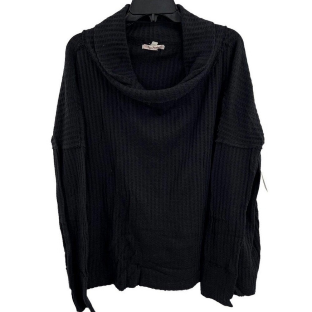 NWT Free People Juicy long sleeve tunic in black - Picture 5 of 9